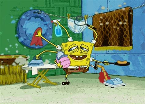 Check out this easy guide to cleaning your exhaust fans, and get that exhaust fan cleaning finished without the stress. . Spongebob cleaning gif